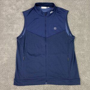 KJUS Westport Vest Men's 54 XL Blue UPF 30+ Performance Golf Stretch Hiking